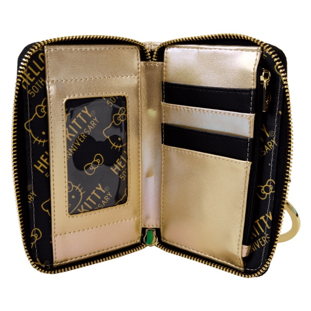 Loungefly Sanrio Hello Kitty Gold Wallet - Picture 6 of 6